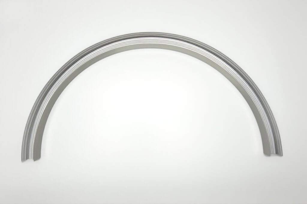 Perfil de aluminio curvado en arco de alta precisión para LED
