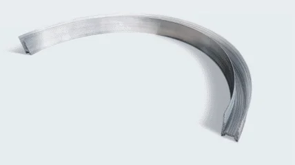 Curvado CNC de extrusión de aluminio para LED con relleno polimérico deformación-free