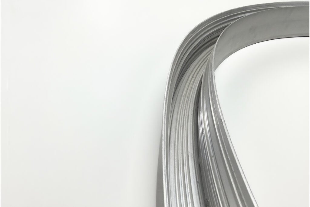 Perfil de aluminio ancho de gran radio para LED comercial