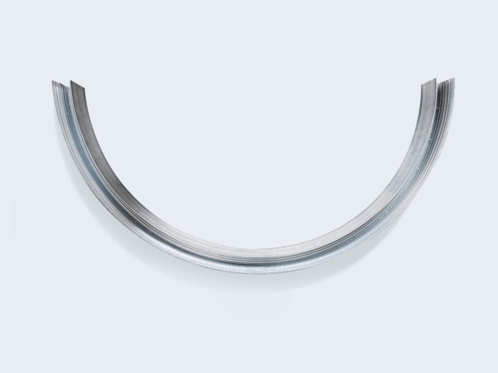 Curvado de perfiles de aluminio en C de canal profundo