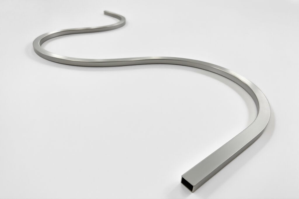 Perfil de aluminio curvado en S para luminarias LED continuas