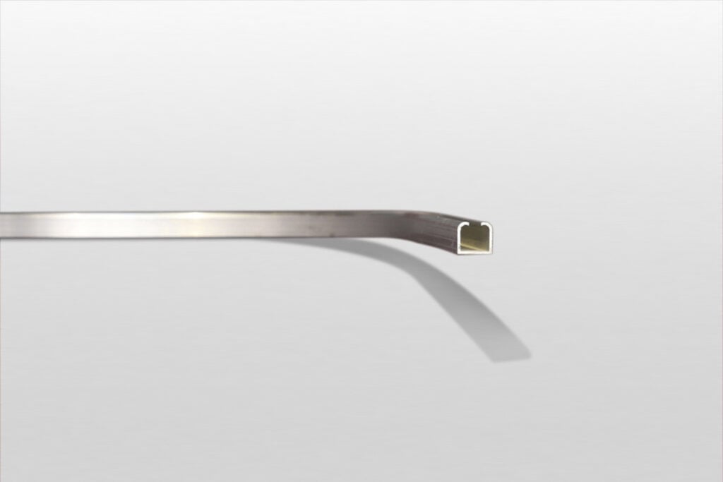 Perfil de canal de aluminio en C curvado para iluminación LED
